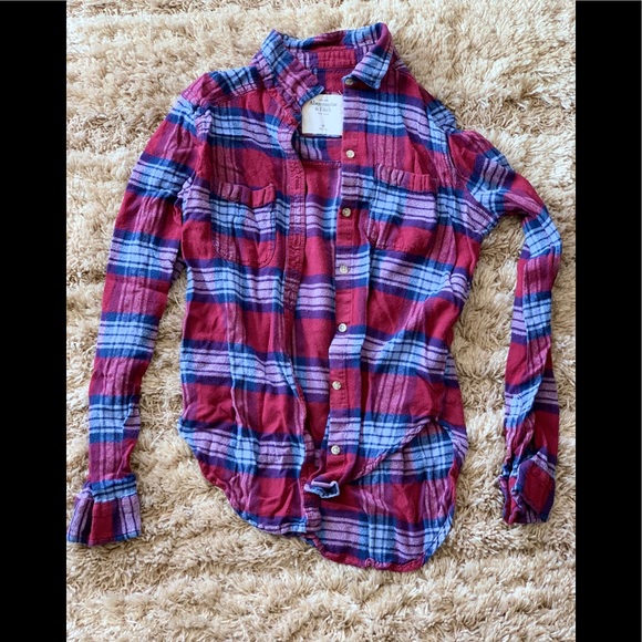 Abercrombie & Fitch Flannel Shirt - Picture 1 of 2
